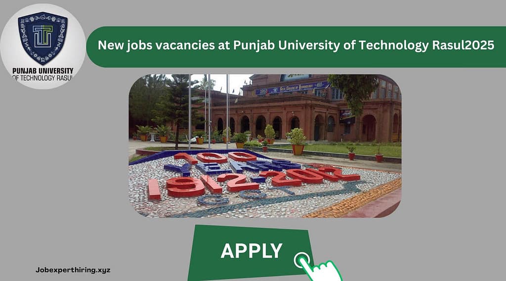 Vacancies at Punjab University of Technology