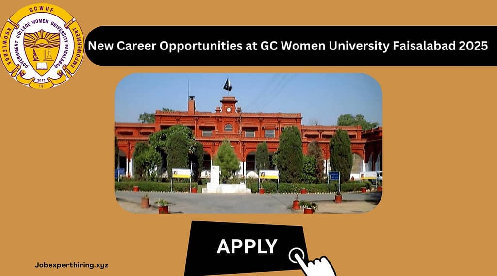 Career opportunities at GC Women University