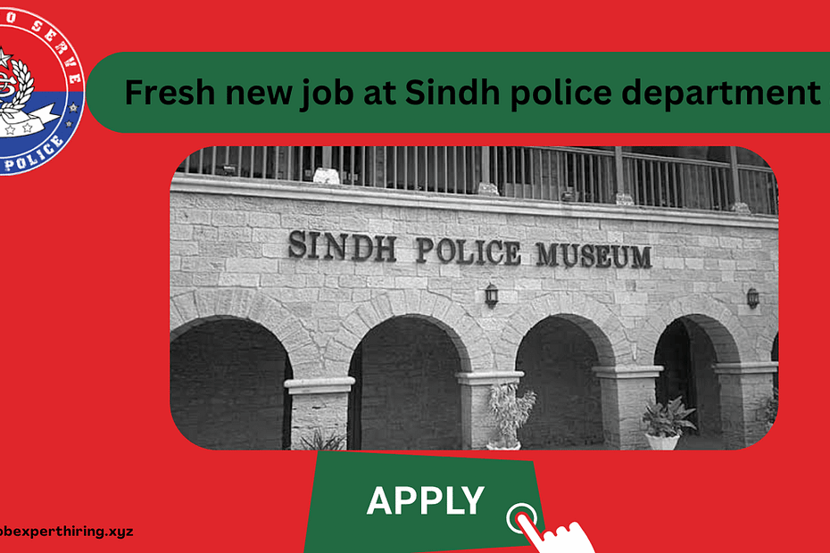 job at Sindh Police Department