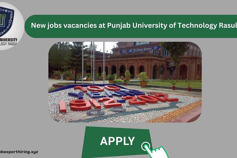 Vacancies at Punjab University of Technology