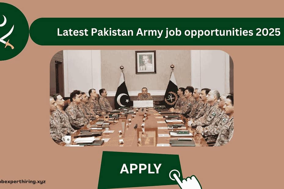 Pakistan Army job opportunities