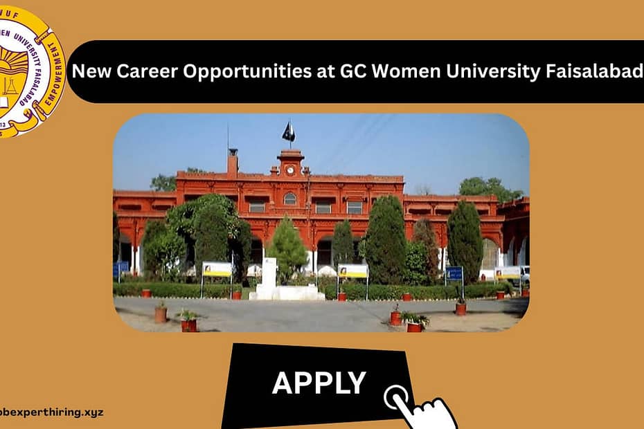 Career opportunities at GC Women University